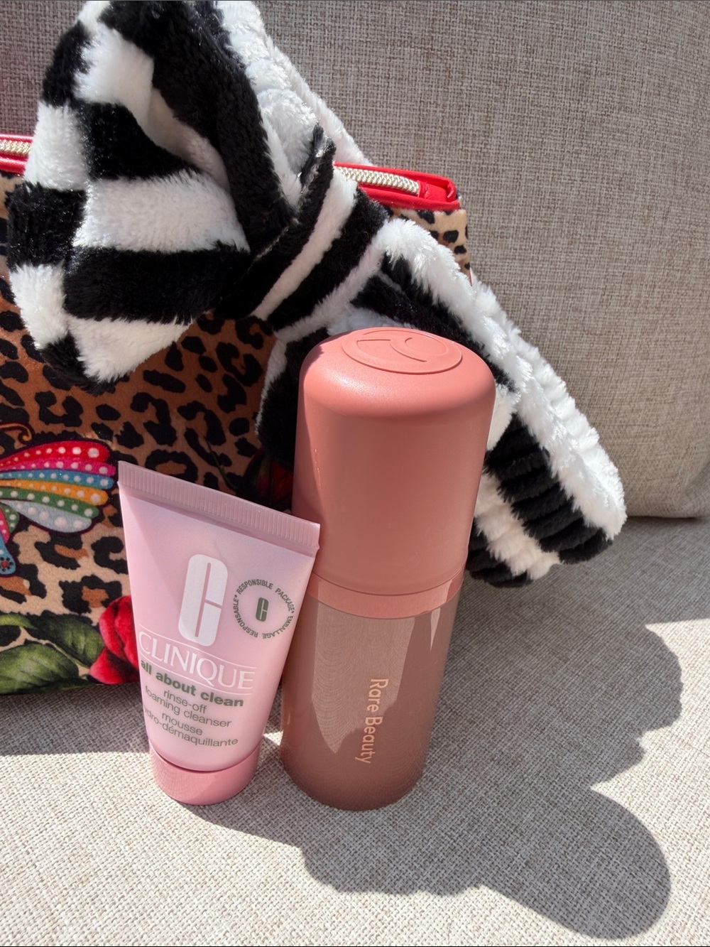 Clinique, Rare Beauty Bundle with Estée Lauder cosmetic pouch - Picture 2 of 3